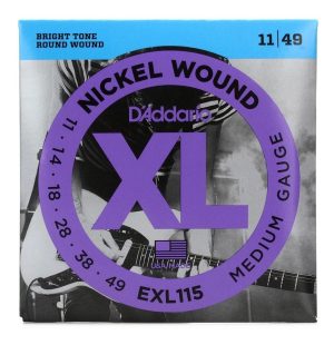 Encordado Daddario Exl115 Para Eléctrica .011