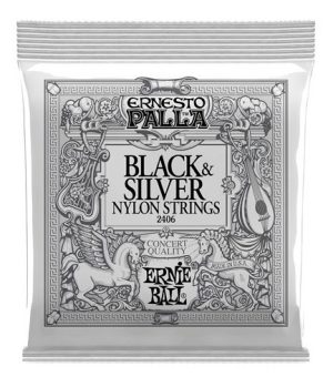 Encordado Clásica Ernie Ball E Palla Black Silver