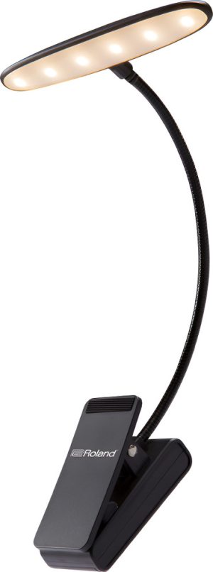 Luz Atril Partitura Roland Lcl25w 6 Bombillas Negro