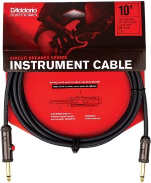Cable Plug De 1 Plug 1/4 Macho A 1 Plug 1/4 Macho D'addario Pw-ag-10 No Aplica De 3m