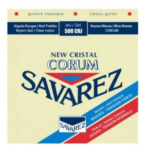 Encordado Savarez 500 Corum Cristal Para Guitarra Clásica, Nailon Tensión Estándar