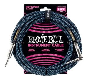 Cable Ernie Ball Guitarra Plug Angulo-recto 7 Metros Tela