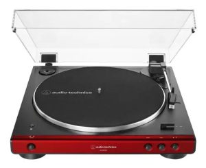 Bandeja De Vinilo Audio-technica At-lp60xbt-rd Roja Rojo